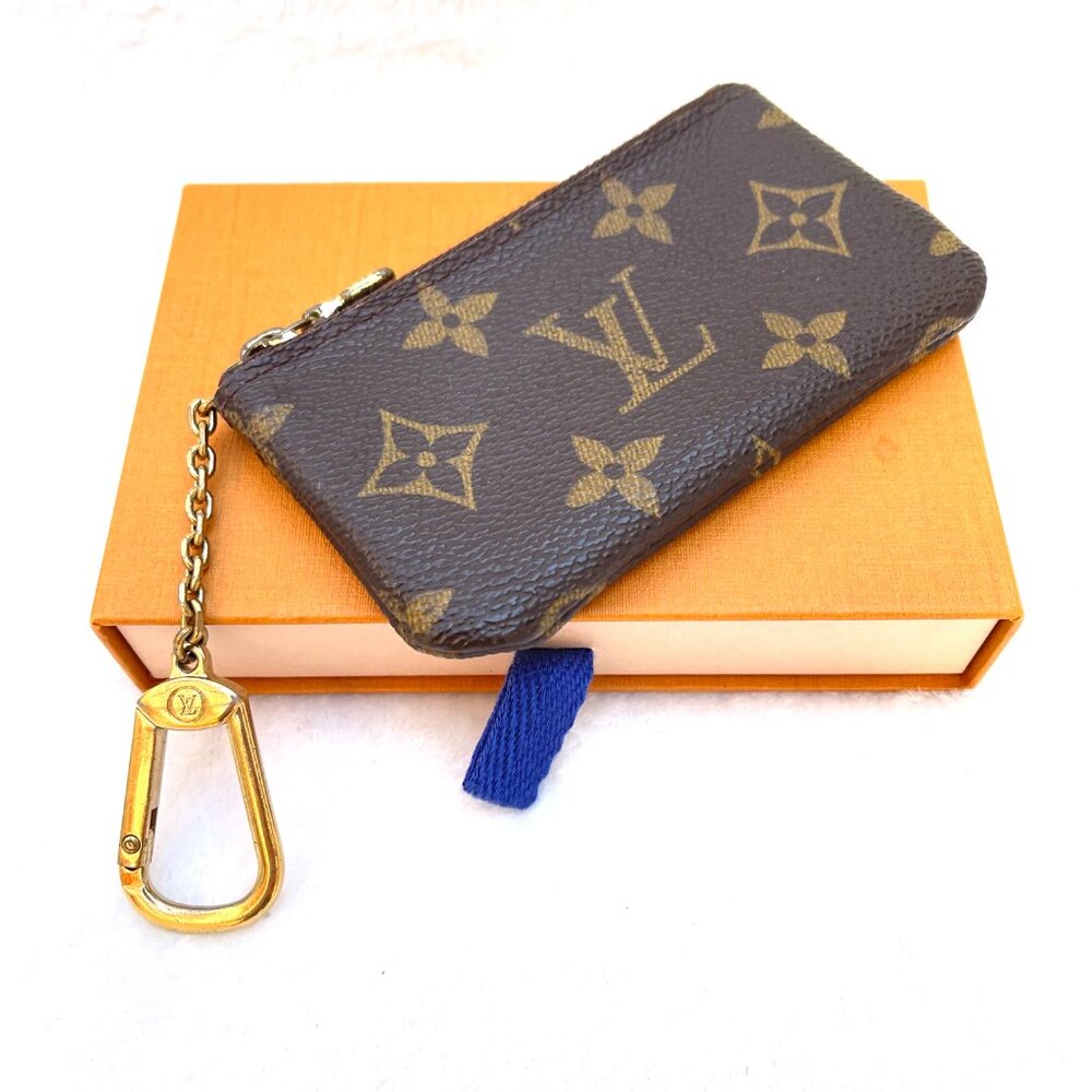 Louis Vuitton Monogram Pochette Clé ЕР3007 Coin & Key Case Z zgriffin58 - Picture 12 of 12